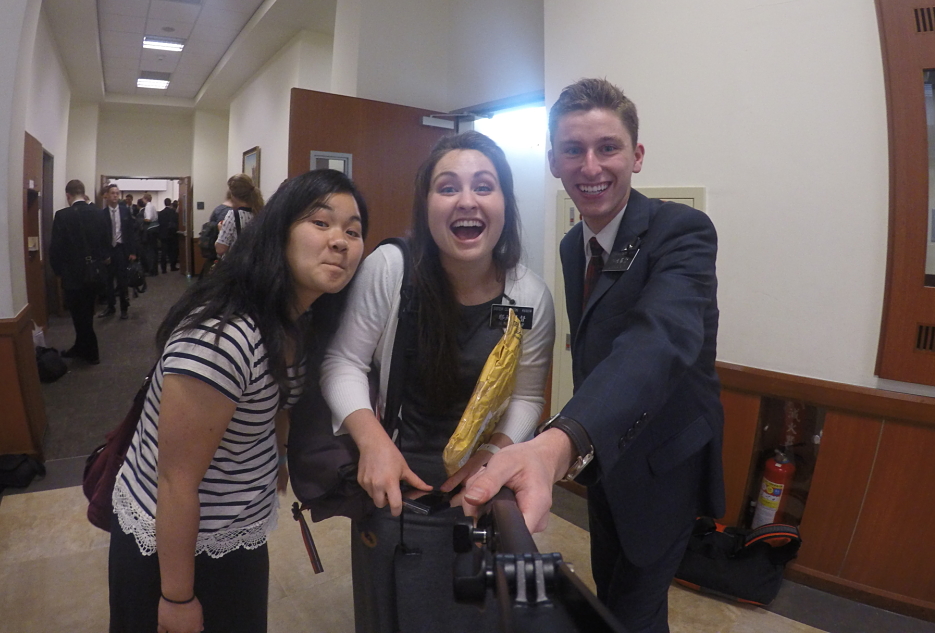 They are having entirely too much fun over there!